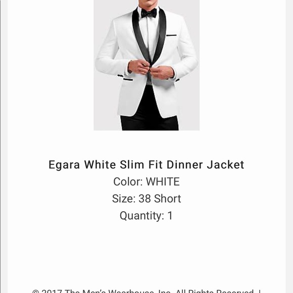 egara white dinner jacket
